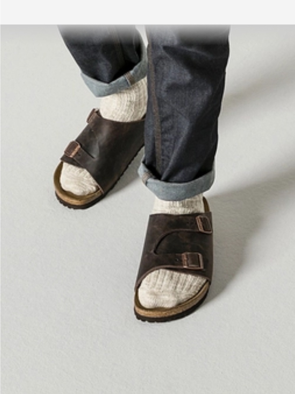 Birkenstock Unisex Zurich Oiled Leather Habana Sandals Size 42 L11-11.5 M 9-9.5 - Picture 4 of 14